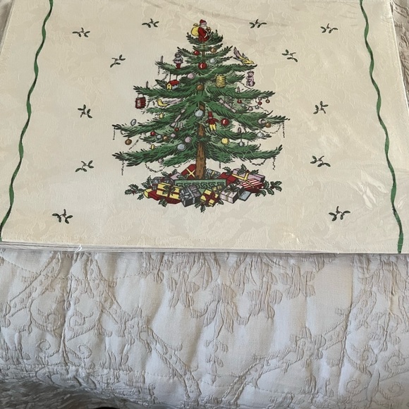 Spode Other - Spode Christmas tree placemats.